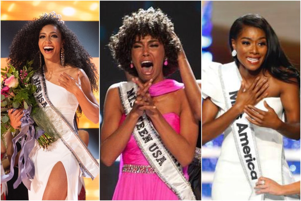 FOR THE FIRST TIME IN HISTORY, MISS USA, MISS TEEN USA AND MISS AMERICA ARE ALL BLACK WOMEN