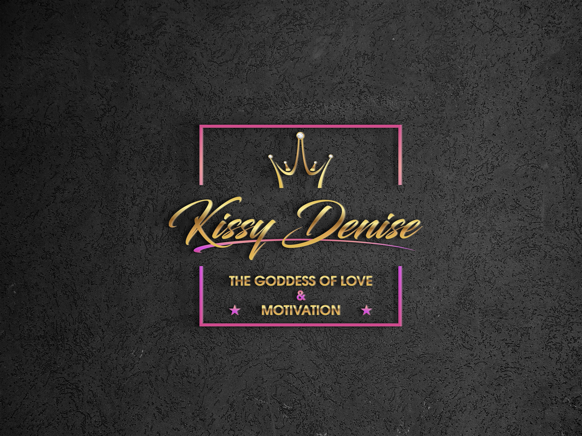 black logo kissy denise