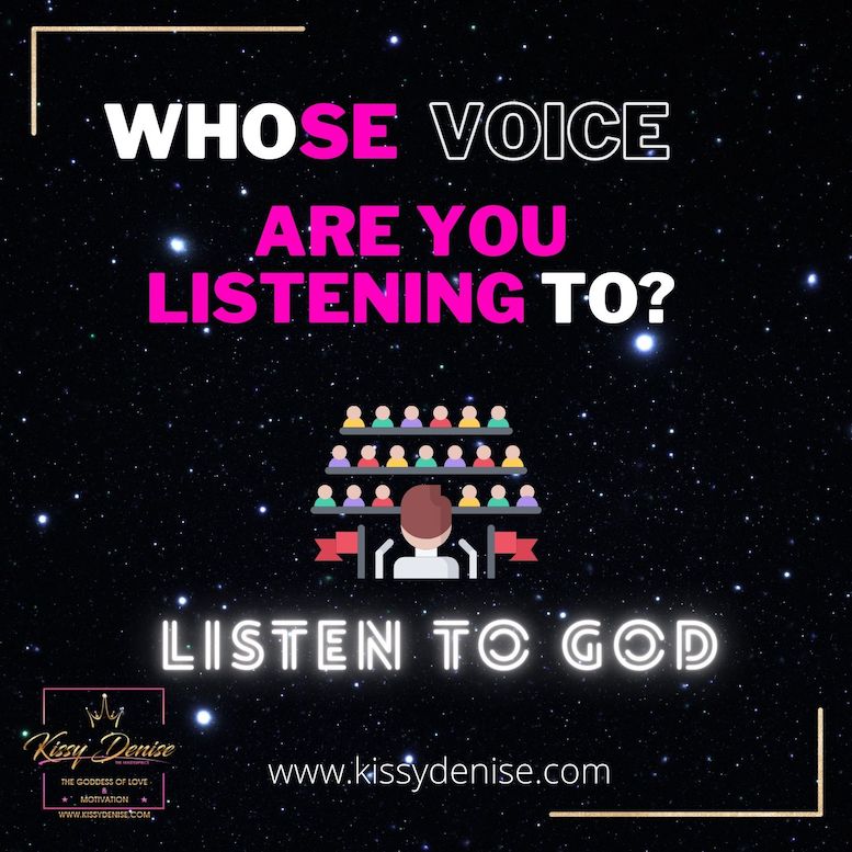 Are you listening to the voice of God?