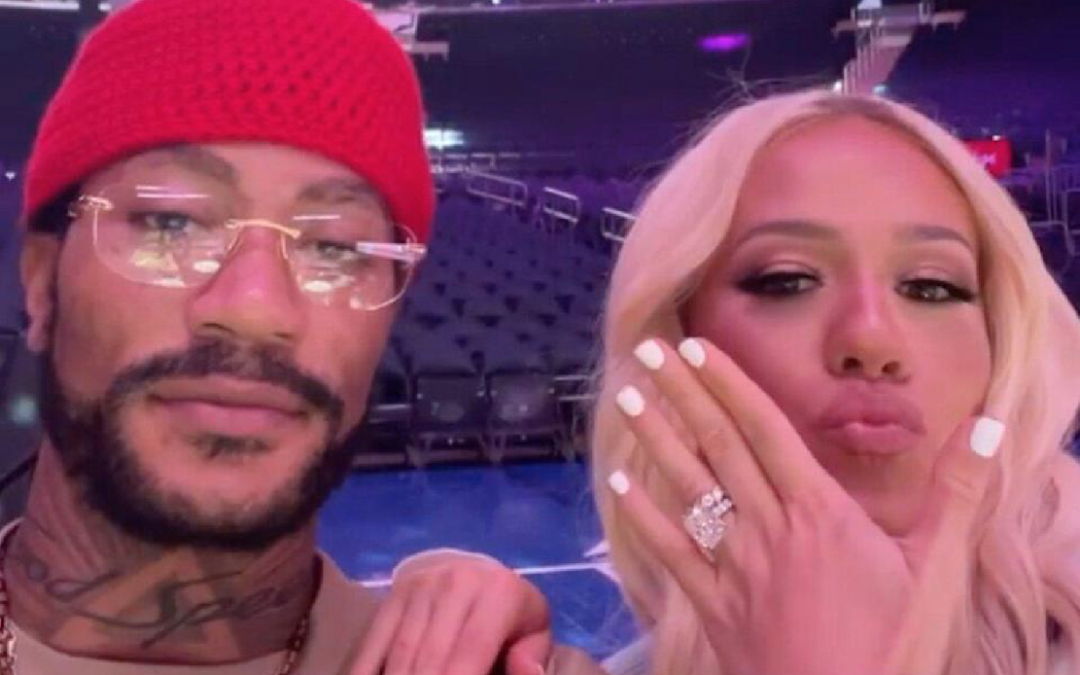 Derrick Rose Bought His Fiancé A Ring So Big, The Diamonds Will Hurt Your Feelings